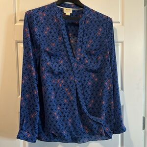 Anthropologie Maeve Printed Blouse